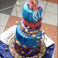 Masquerade Wedding Cake