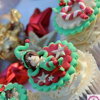 Ho! Ho! Ho! Elf & Snowman Christmas Cupcakes