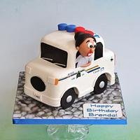 RCMP Cartoon Car Cake!