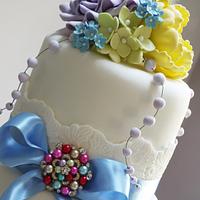 Rebecca Spring Wedding Cake