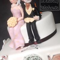 Village wedding cake