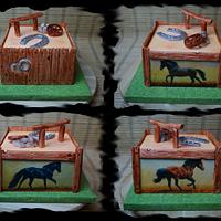 Horse Inspired Cake