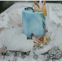 Minerals and Crystals Wedding Cake