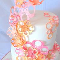 'Bloom' Spring wedding cake
