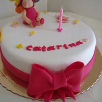 Sweet & lovely 1st birthday cake