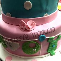 PINK OR BLUE .. BABY SHOWER CAKE