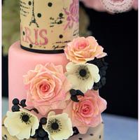 Mon Amour wedding cake 
