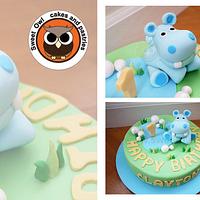 Hippo cake