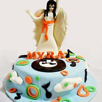Angel Theme Cake