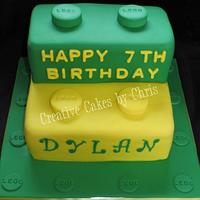 Lego Cakes for Twin Boys