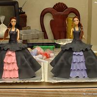 Twin Doll Cakes
