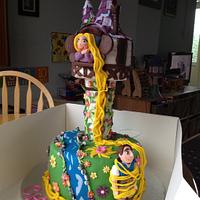 Tangled Cake