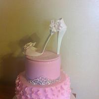 Crown Birthday Stiletto Cake