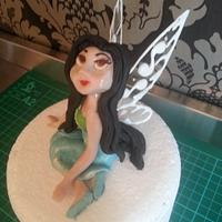 silvermist the fairy fondant topper