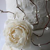 Lace Wedding Cake.