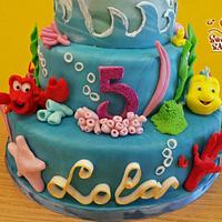 Little Mermaid cake - Torta la Sirenetta