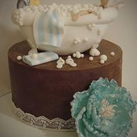 Pamper bath cake