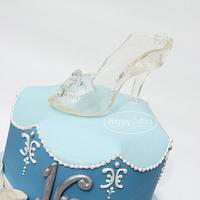 Cinderella Sweet 16 Cake