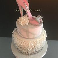 Fantasy shoe cake