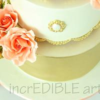 "Vintage Love"- Wedding Cake
