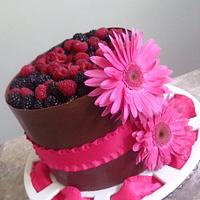 Chocolate Wrap and Berries