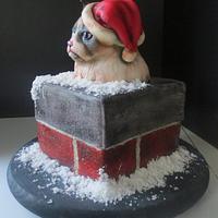 Grumpy Kitty Christmas Cake