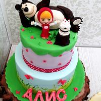 Masha and Bear cakes
