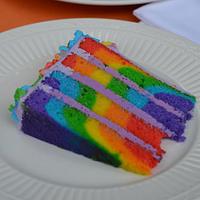 Tie Dye Birthday Party Cake
