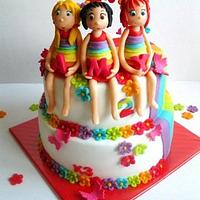 Rainbow cake!