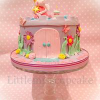 Peppa pig princess cake