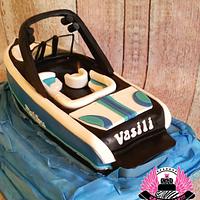 Malibu Wakesetter Wakeboarding Boat Cake