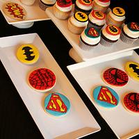 Super Hero Decorated Sugar Cookies