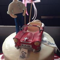 Classic Chevrolet birthday cake