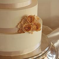 6-tier Buttercream Wedding Cake