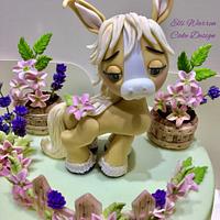 Little Pony & flowers