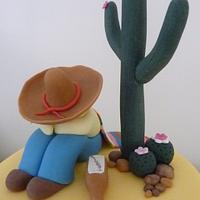 Mexican theme cake 