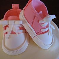 Baby Shoes Cake