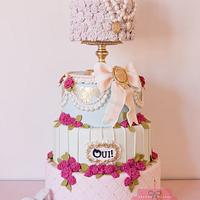 Marie Antoinette wedding cake