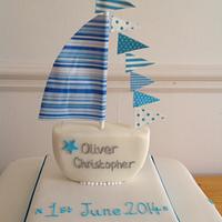 Oliver's christening cake!