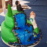 Catch of a Lifetime Grooms Cake