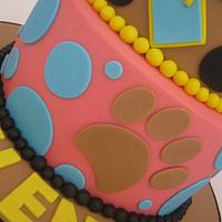 2 Tier Scrappy Doo / Scooby Doo Birthday Cake