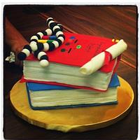 Dr graduation cake