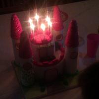 Girly Castle Cake