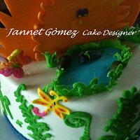 Spring and Summer Cake, Jannet Gòmez Cake Designer