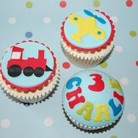 Planes & Trains Cupcakes