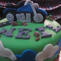 motorbike cake