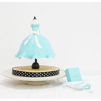 Vintage Tiffany's Dress Cake inspired by Zoe Clark