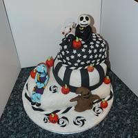 Nightmare before Christmas Cake and Cupcakes