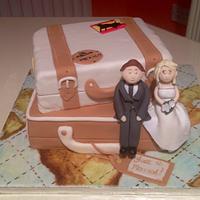 Travel Wedding Cake