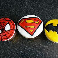 Super Women & Super Hero's cupcakes